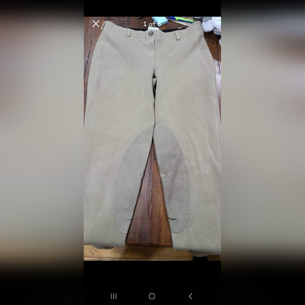 Tuffrider breeches tan size 28